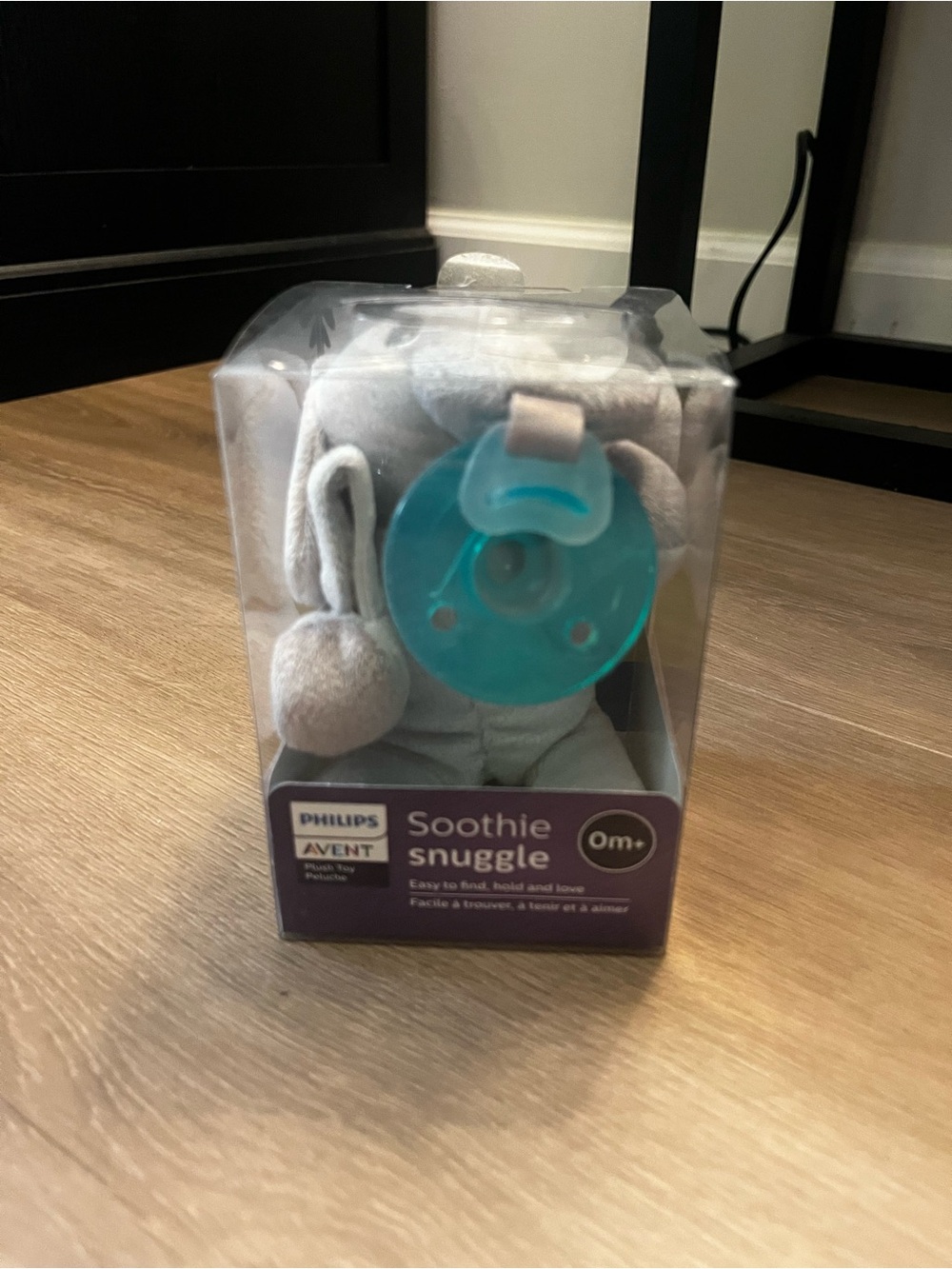 Philips Avent Soothie Snuggle Plush Pacifier Holder - Grey